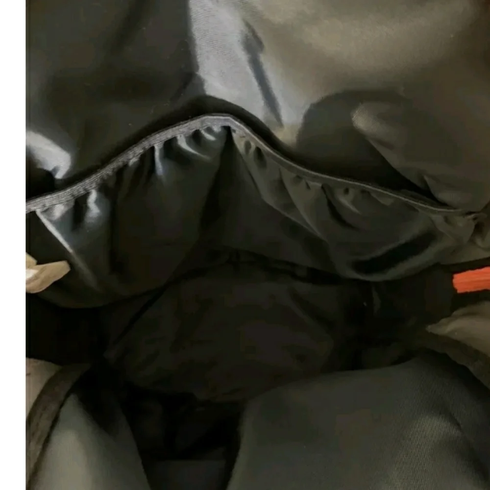 Fuel Backpack Unisex School Backpack with Laptop Pouch Black & Orange Lightweigh